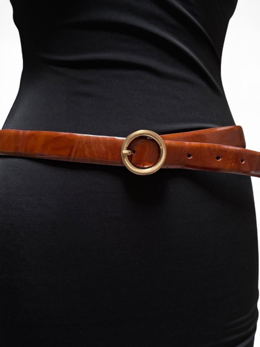 Chico's Cognac Brown Genuine Leather